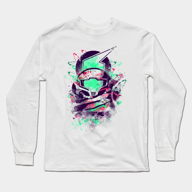 Watercolor Bounty Hunter Long Sleeve T-Shirt by Donnie